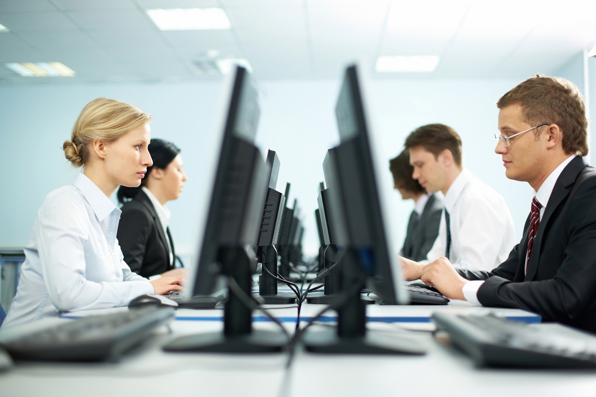 employee working in household